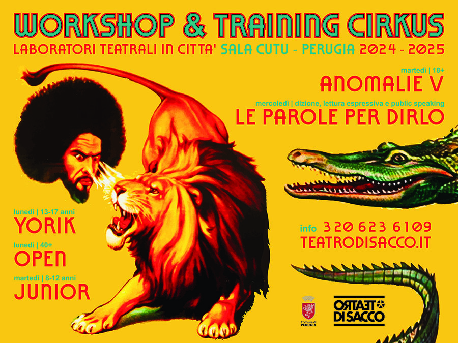 WORKING & TRAINING CIRKUS 2024-2025 – Laboratori teatrali in città